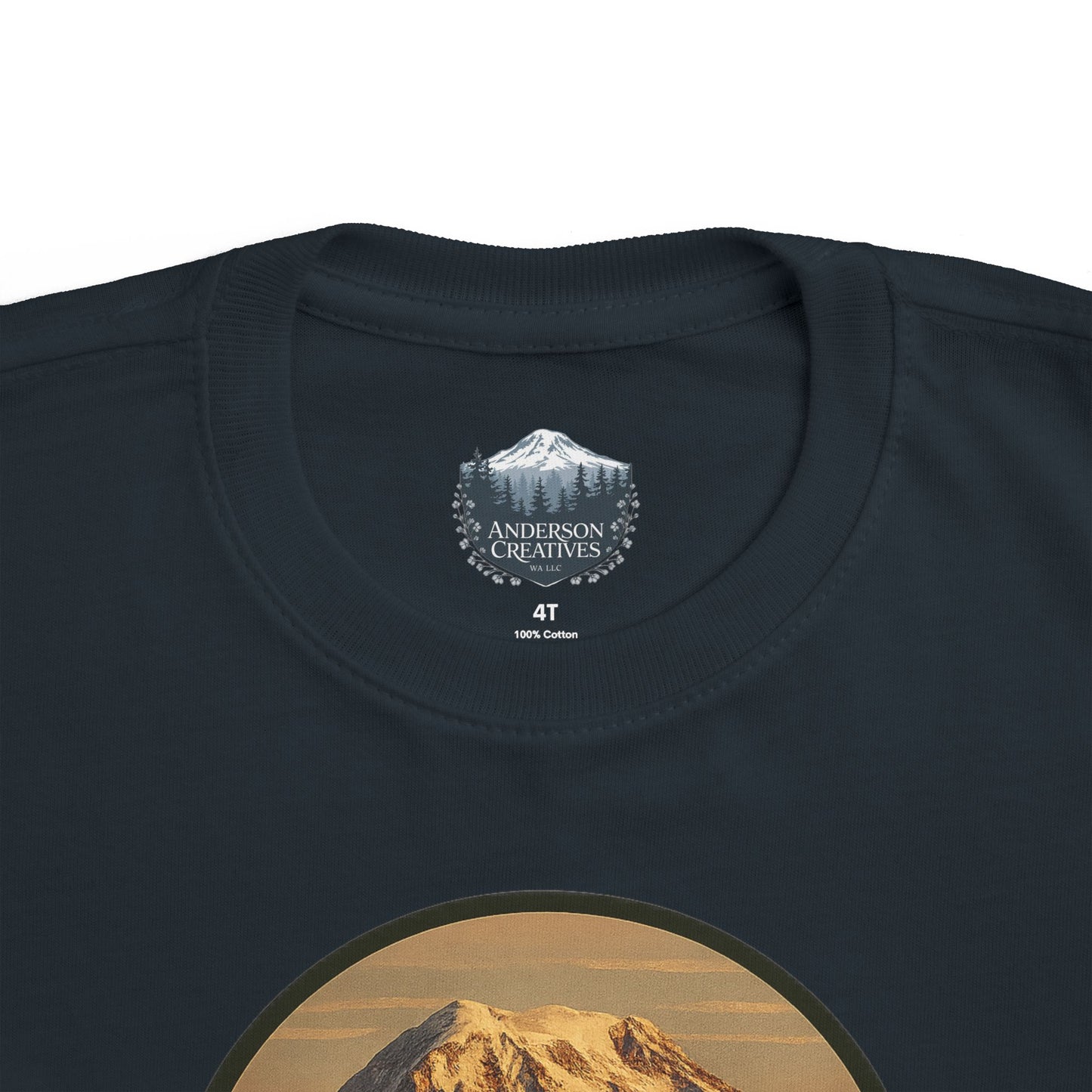 Mt. Rainier - Eatonville, WA Retro Toddler Tee