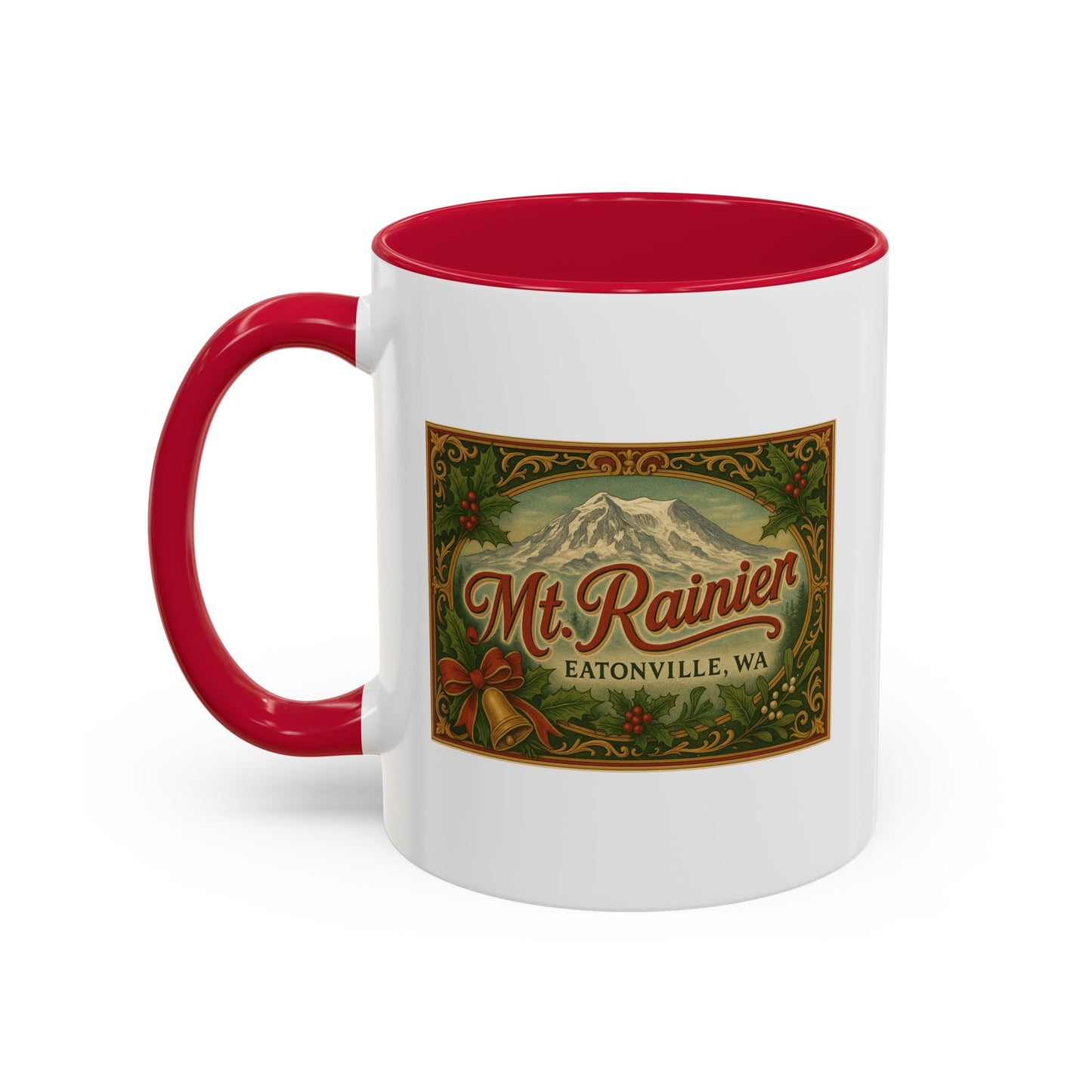 Mt. Rainier - Eatonville, WA Victorian Christmas Mug