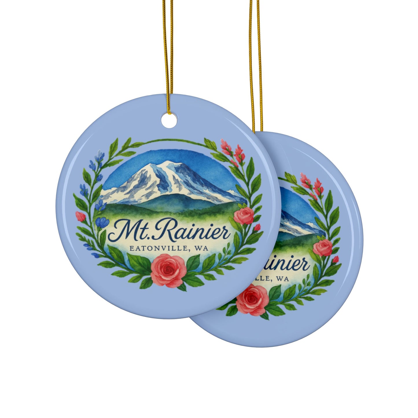 Mt. Rainier - Eatonville, WA Scenic Ornament