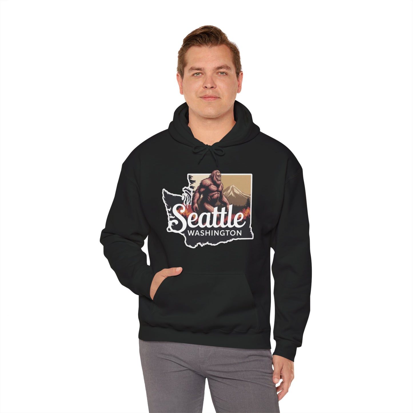 Bigfoot Seattle Washington Hoodie