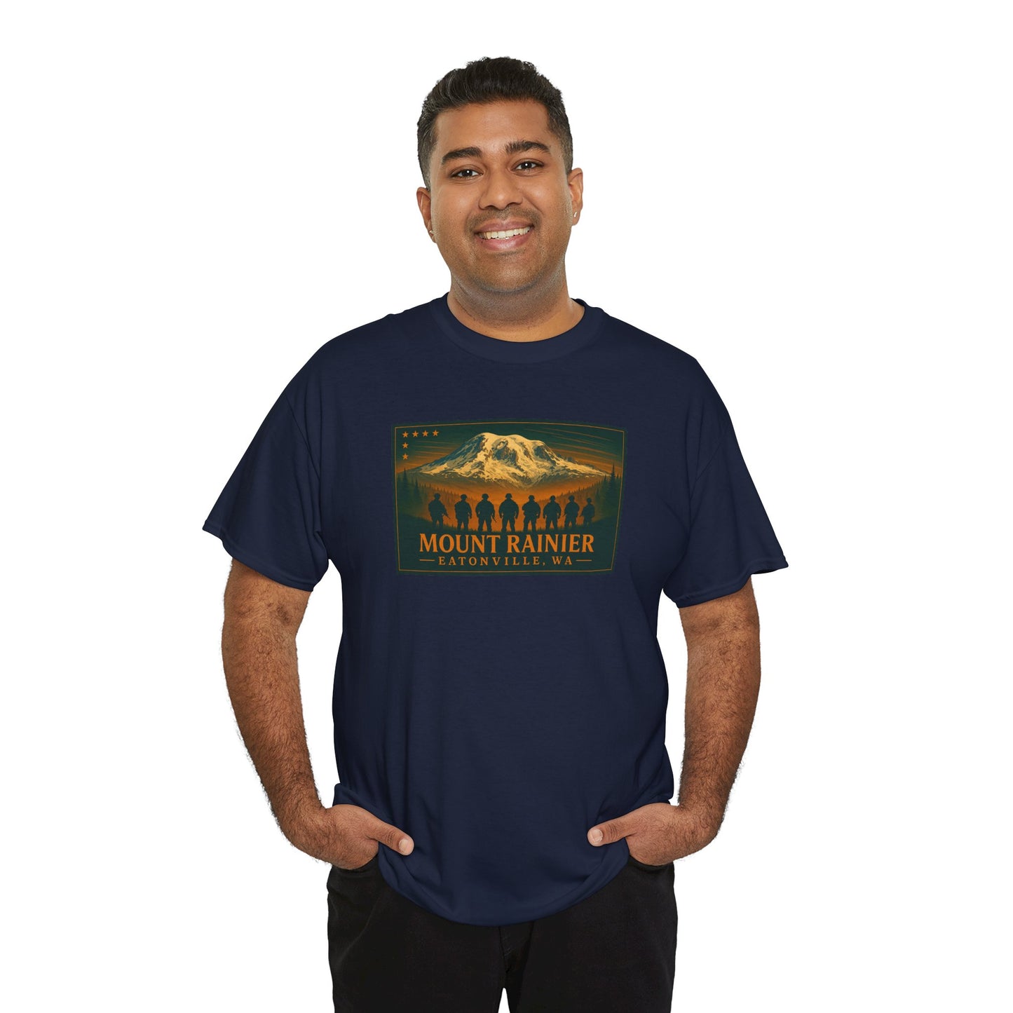 Mount Rainier - Eatonville, WA Military T-Shirt