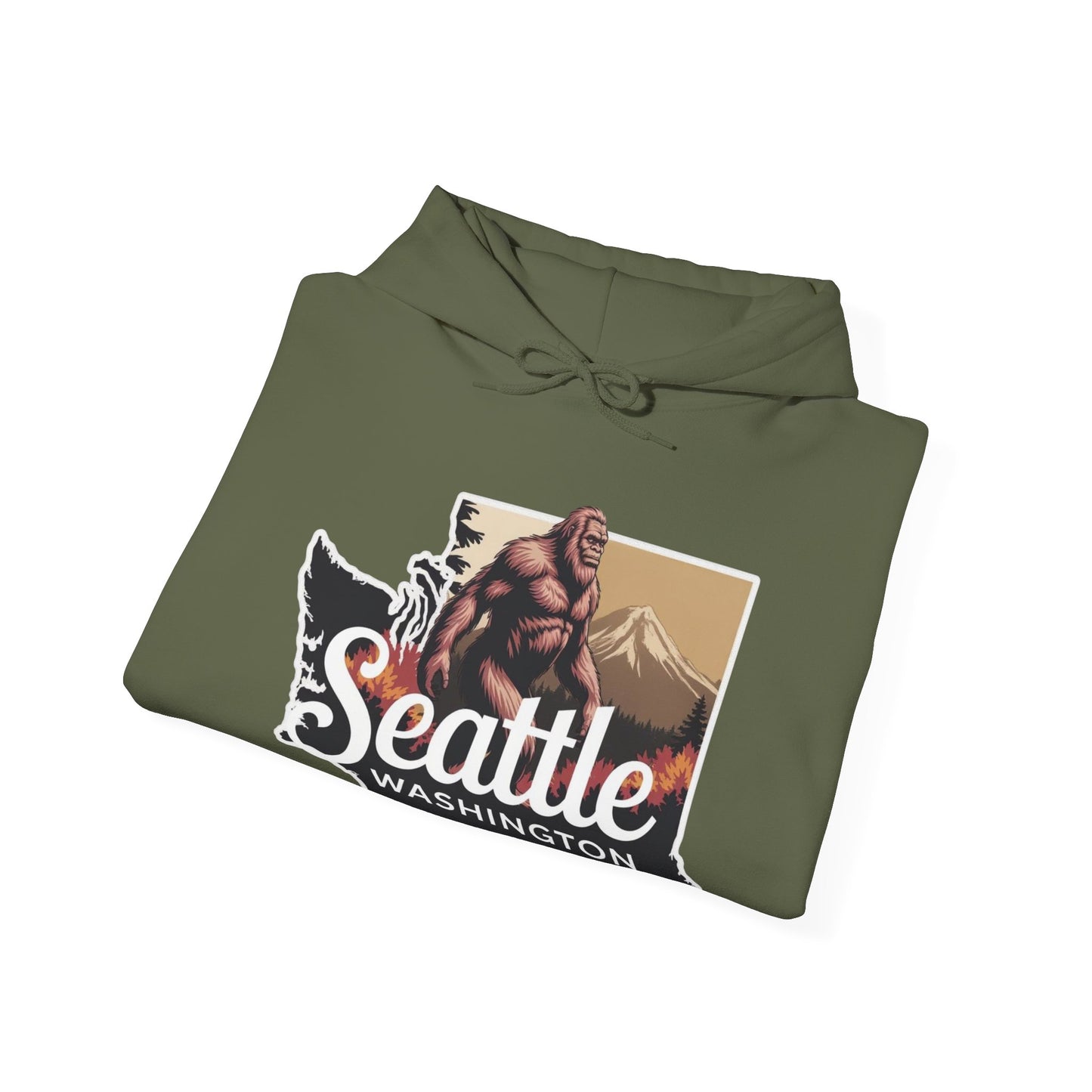 Bigfoot Seattle Washington Hoodie
