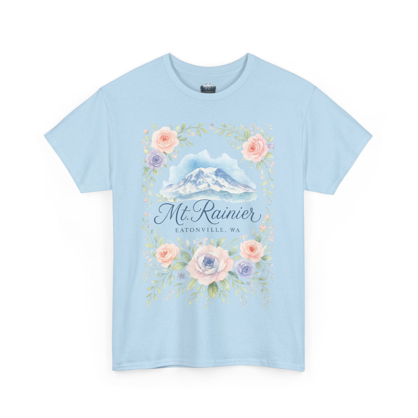 Mt. Rainier - Eatonville, WA Rose Garden T-Shirt