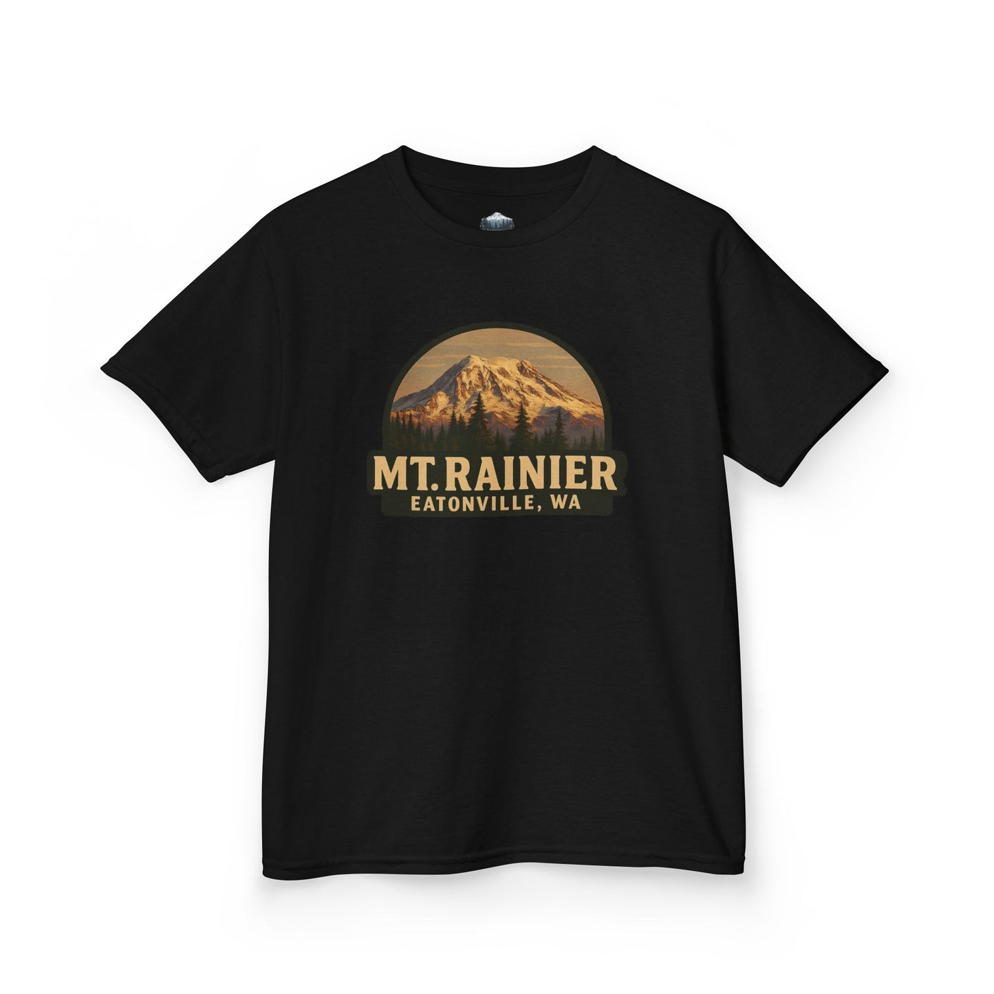 Mt. Rainier - Eatonville, WA Retro Kids Tee