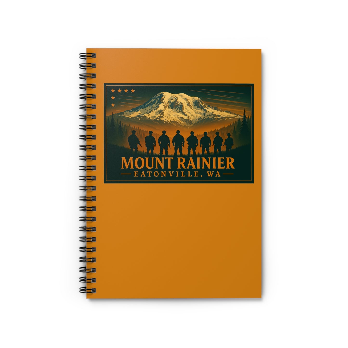 Mount Rainier - Eatonville, WA Military Spiral Notebook