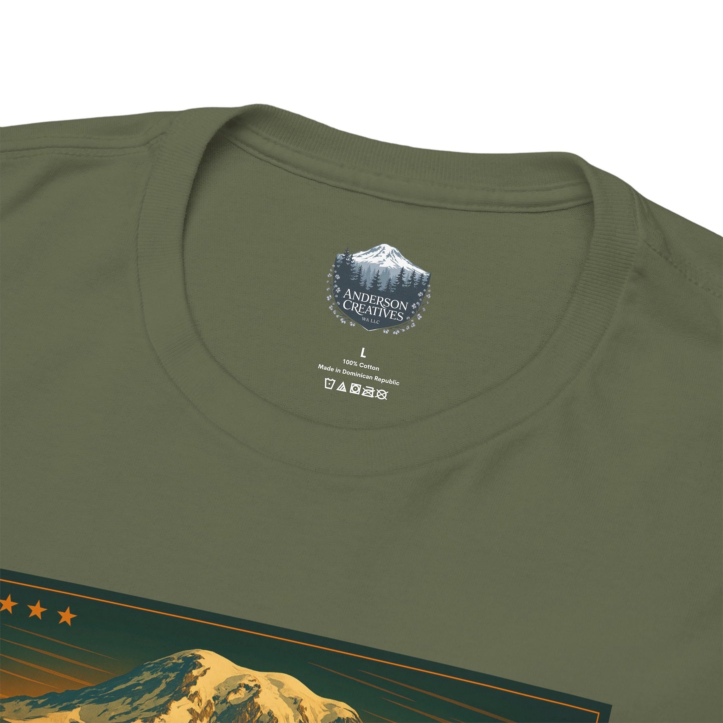 Mount Rainier - Eatonville, WA Military T-Shirt