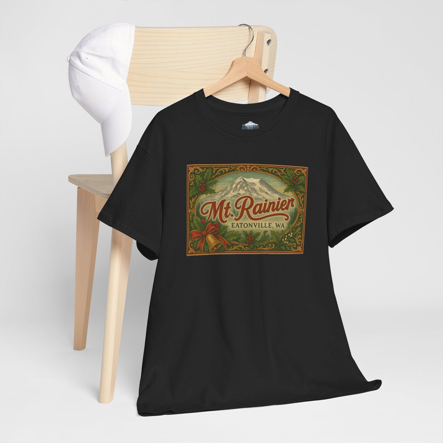 Mt. Rainier - Eatonville, WA Victorian Christmas T-Shirt