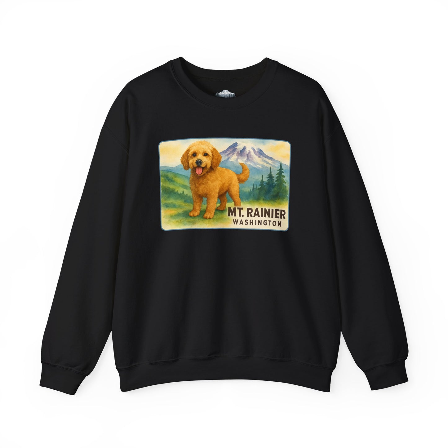 Mt. Rainier - Washington Golden Doodle Sweatshirt
