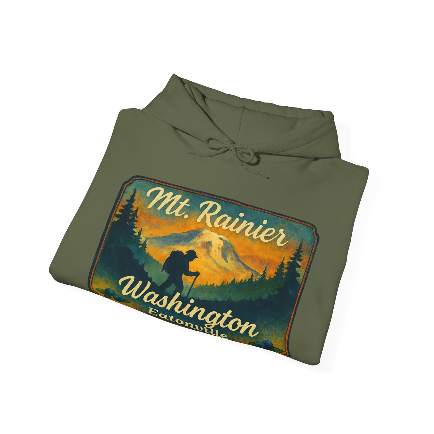 Mt. Rainier - Eatonville, WA Hiker Hoodie