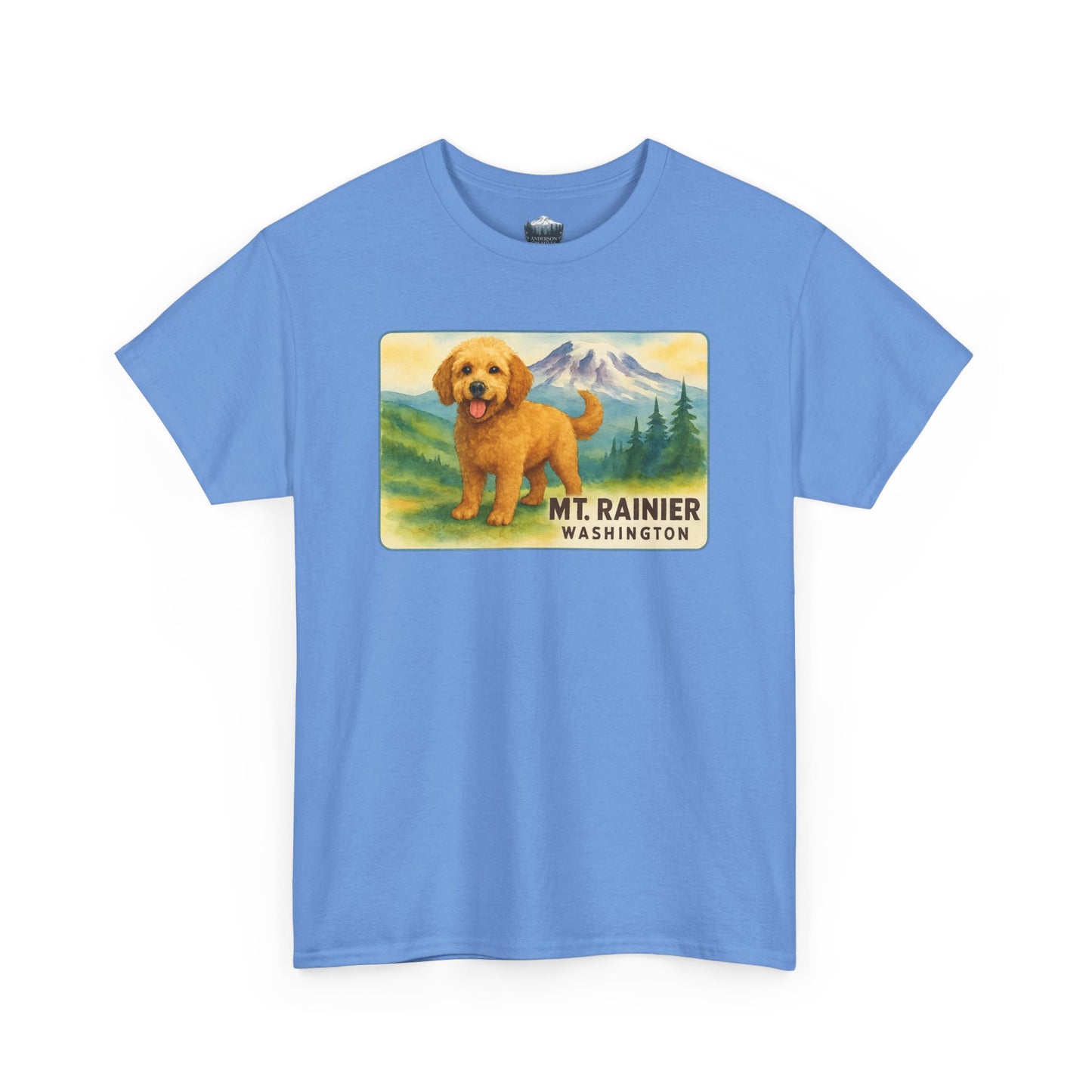 Mt. Rainier - Washington Golden Doodle T-Shirt