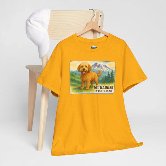 Mt. Rainier - Washington Golden Doodle T-Shirt