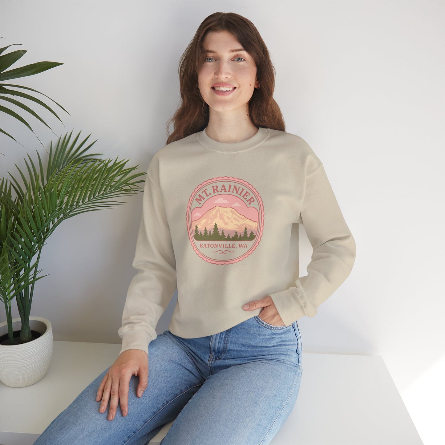 Mt. Rainier - Eatonville, WA Coquette Sweatshirt