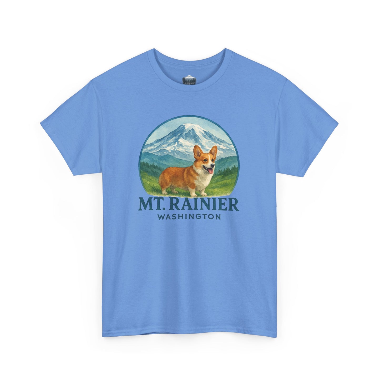 Mt. Rainier - Washington Corgi T-Shirt