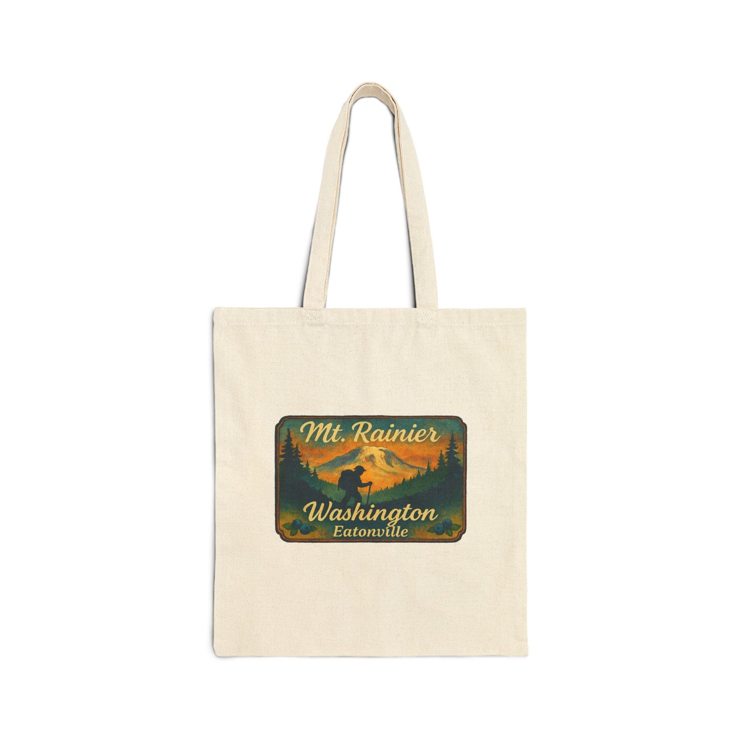 Mt. Rainier - Eatonville, WA Hiker Canvas Tote Bag
