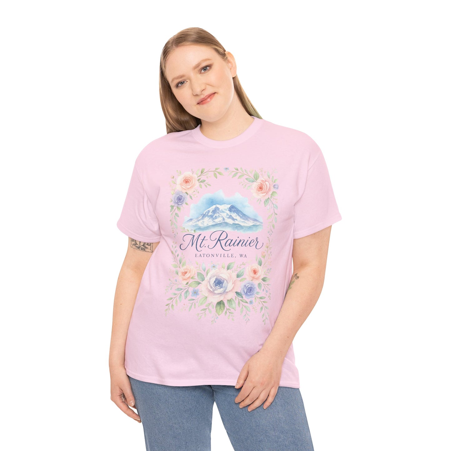 Mt. Rainier - Eatonville, WA Rose Garden T-Shirt