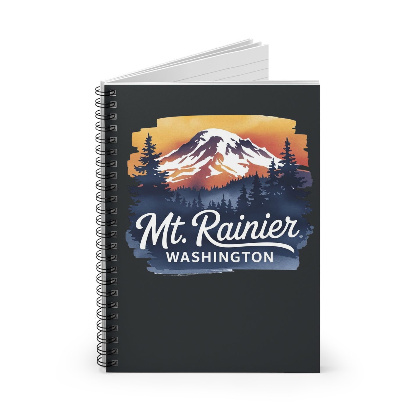 Mt. Rainier - Washington Sunset Spiral Notebook