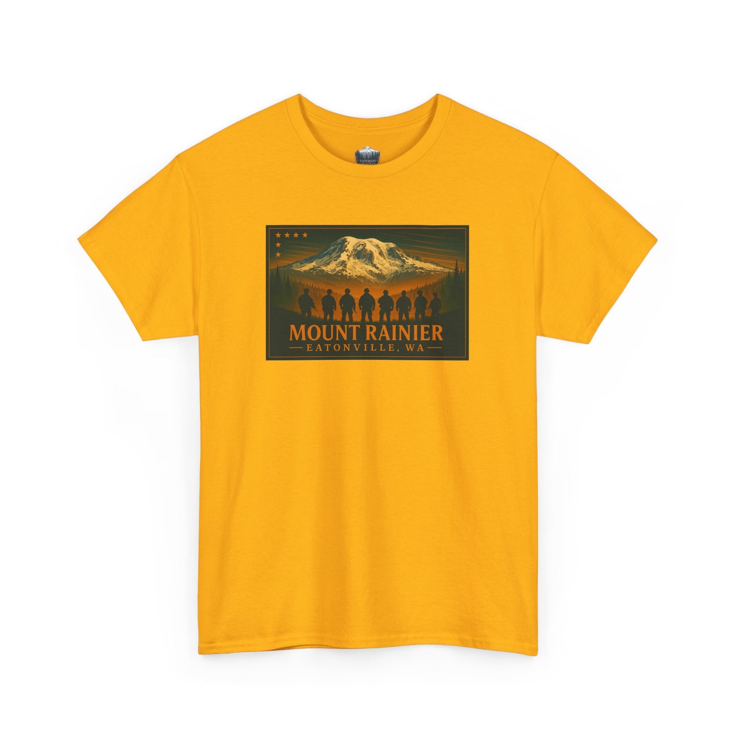 Mount Rainier - Eatonville, WA Military T-Shirt