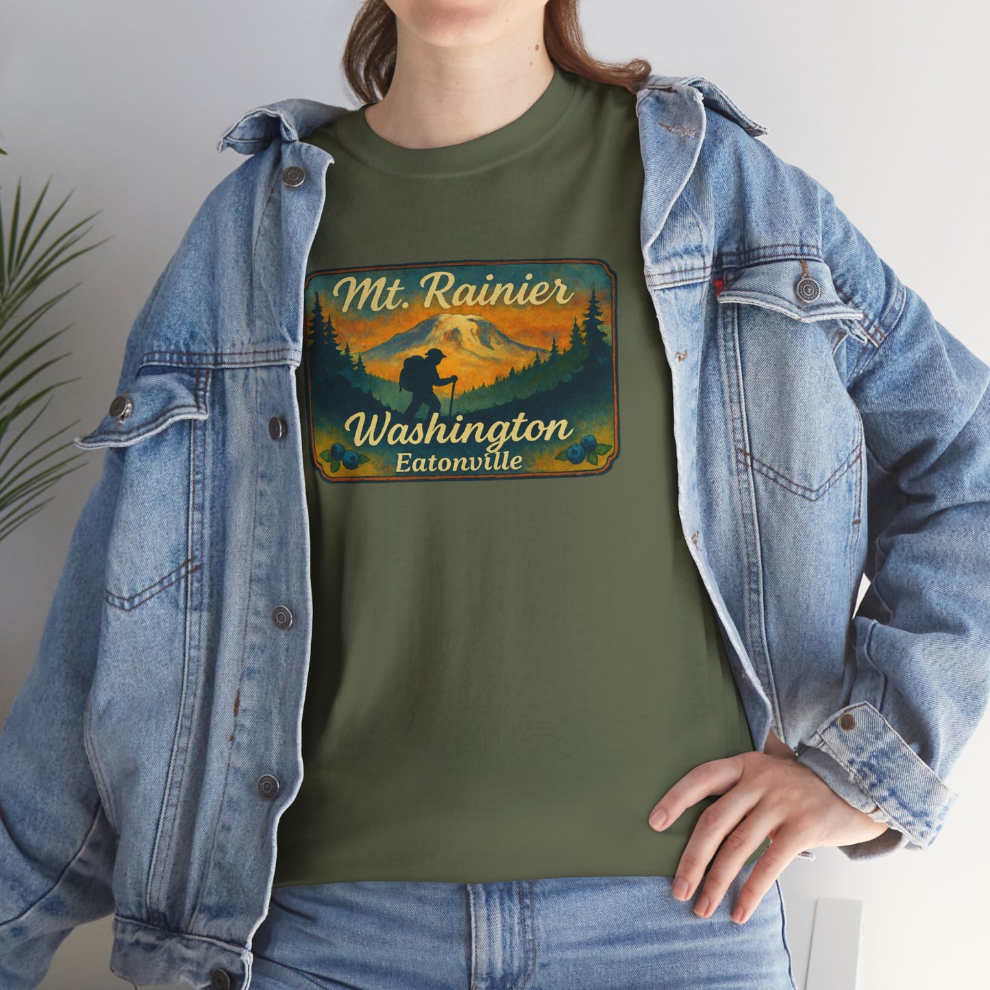Mt. Rainier - Eatonville, WA Hiker T-Shirt