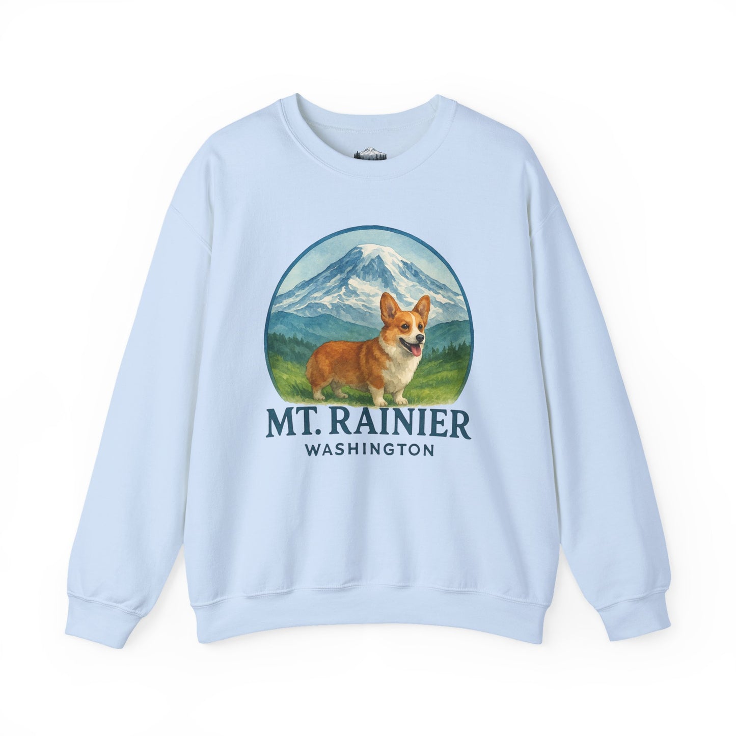 Mt. Rainier - Washington Corgi Sweatshirt