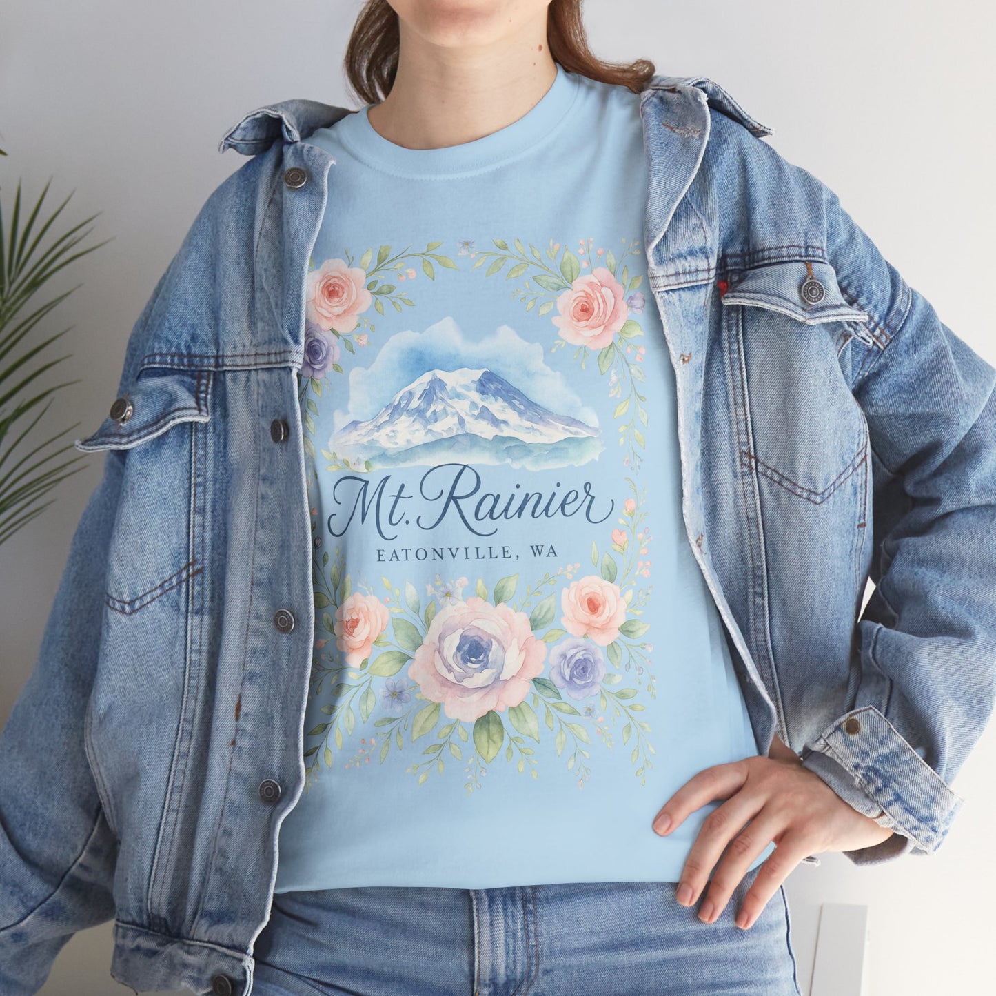 Mt. Rainier - Eatonville, WA Rose Garden T-Shirt