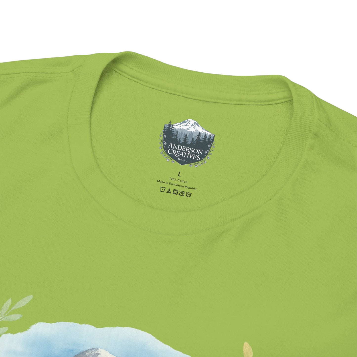 Mt. Rainier - Eatonville, WA Floral T-Shirt