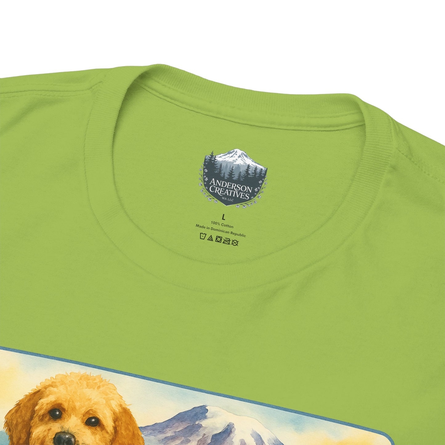 Mt. Rainier - Washington Golden Doodle T-Shirt