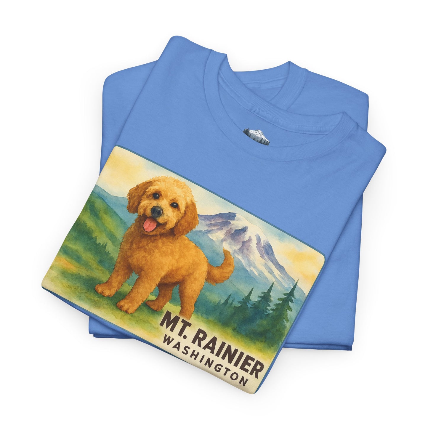 Mt. Rainier - Washington Golden Doodle T-Shirt