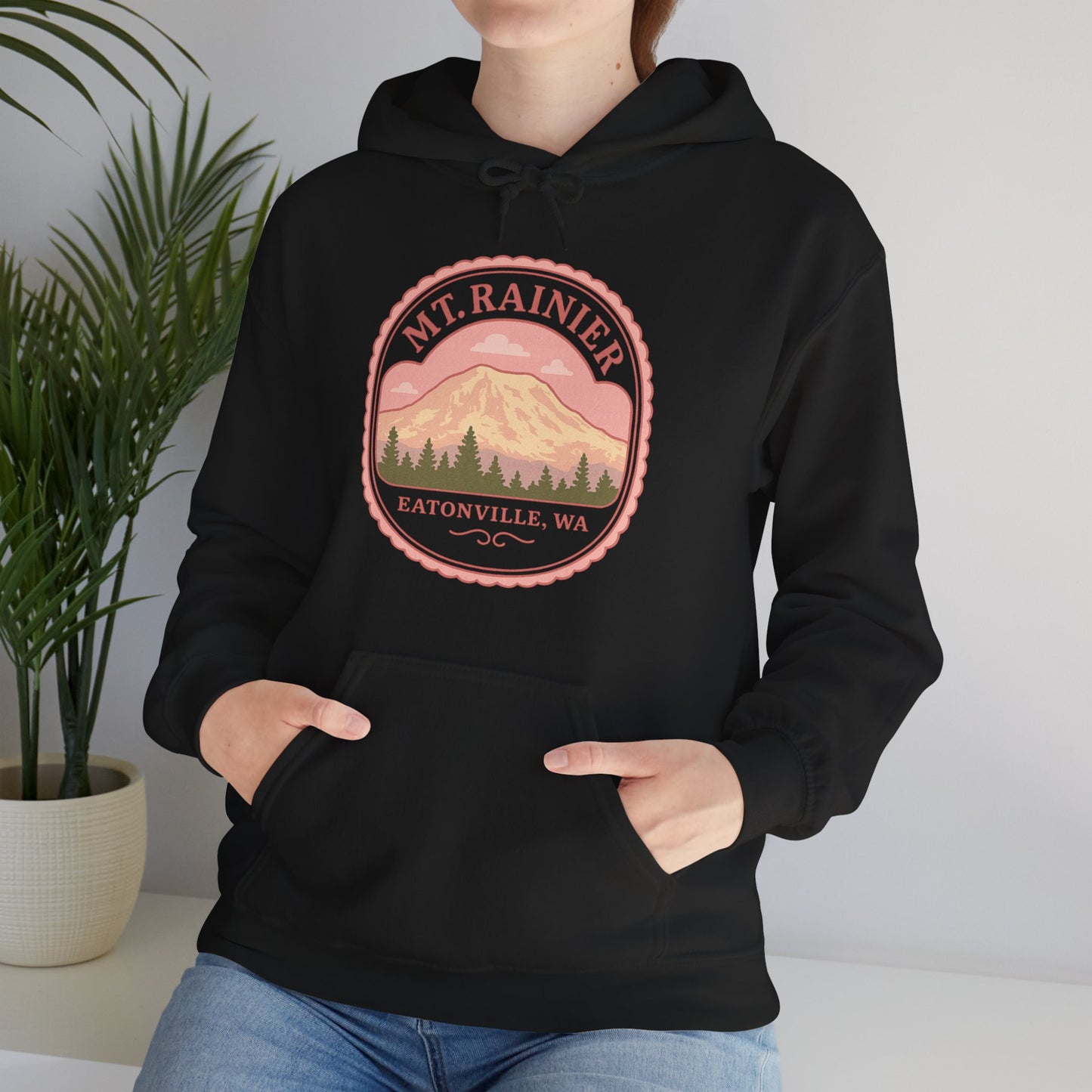 Mt. Rainier - Eatonville, WA Coquette Hoodie