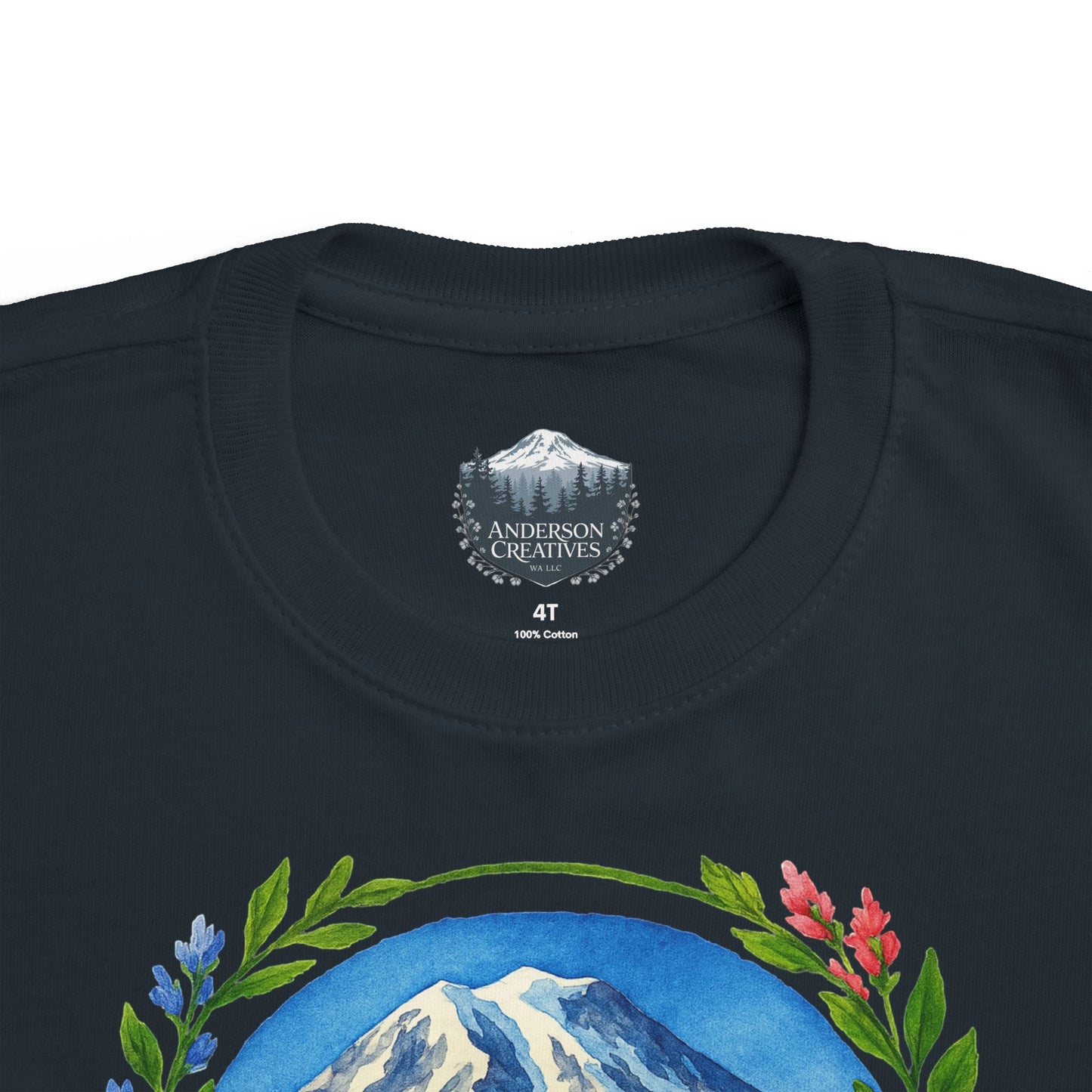 Mt. Rainier - Eatonville, WA Scenic Toddler Tee