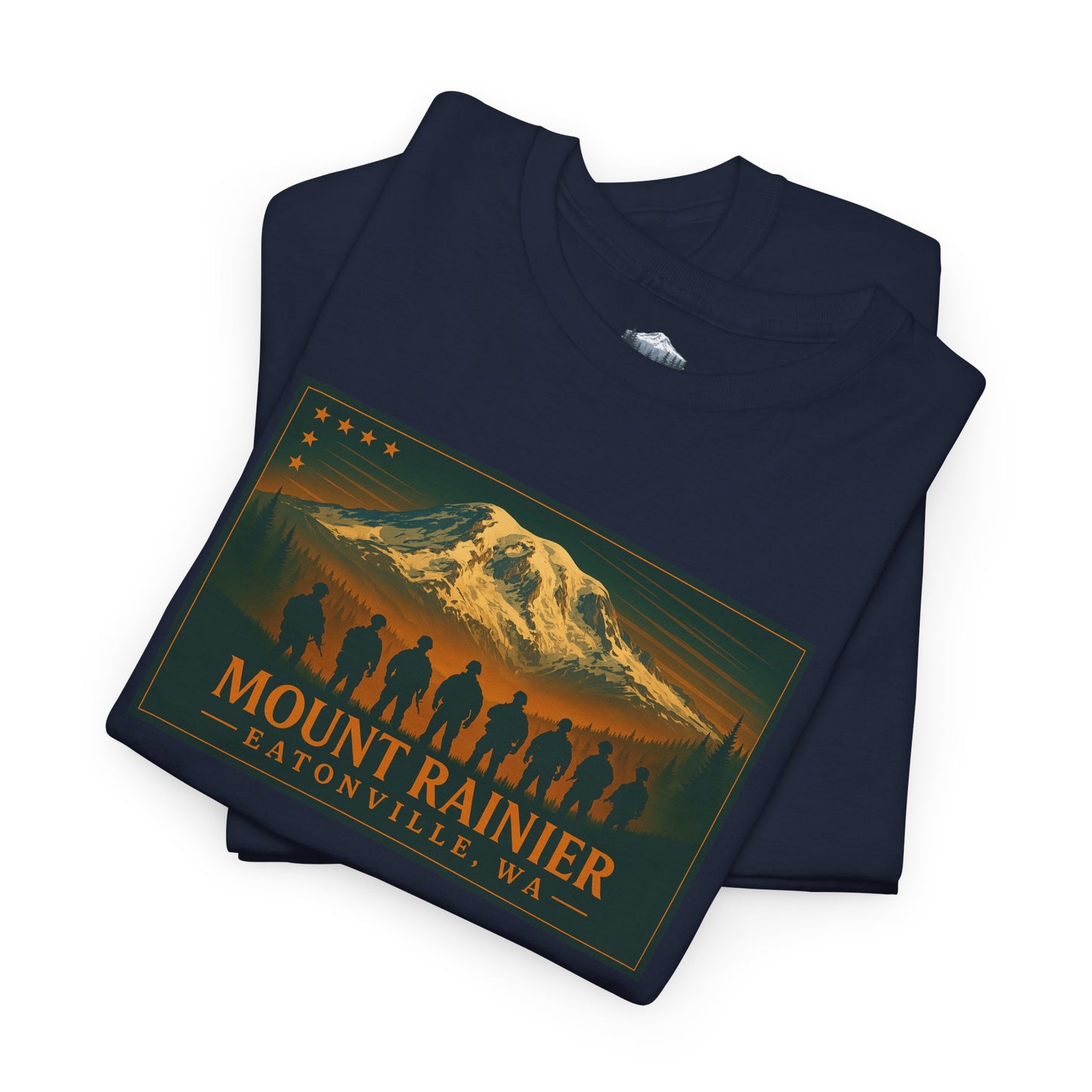 Mount Rainier - Eatonville, WA Military T-Shirt