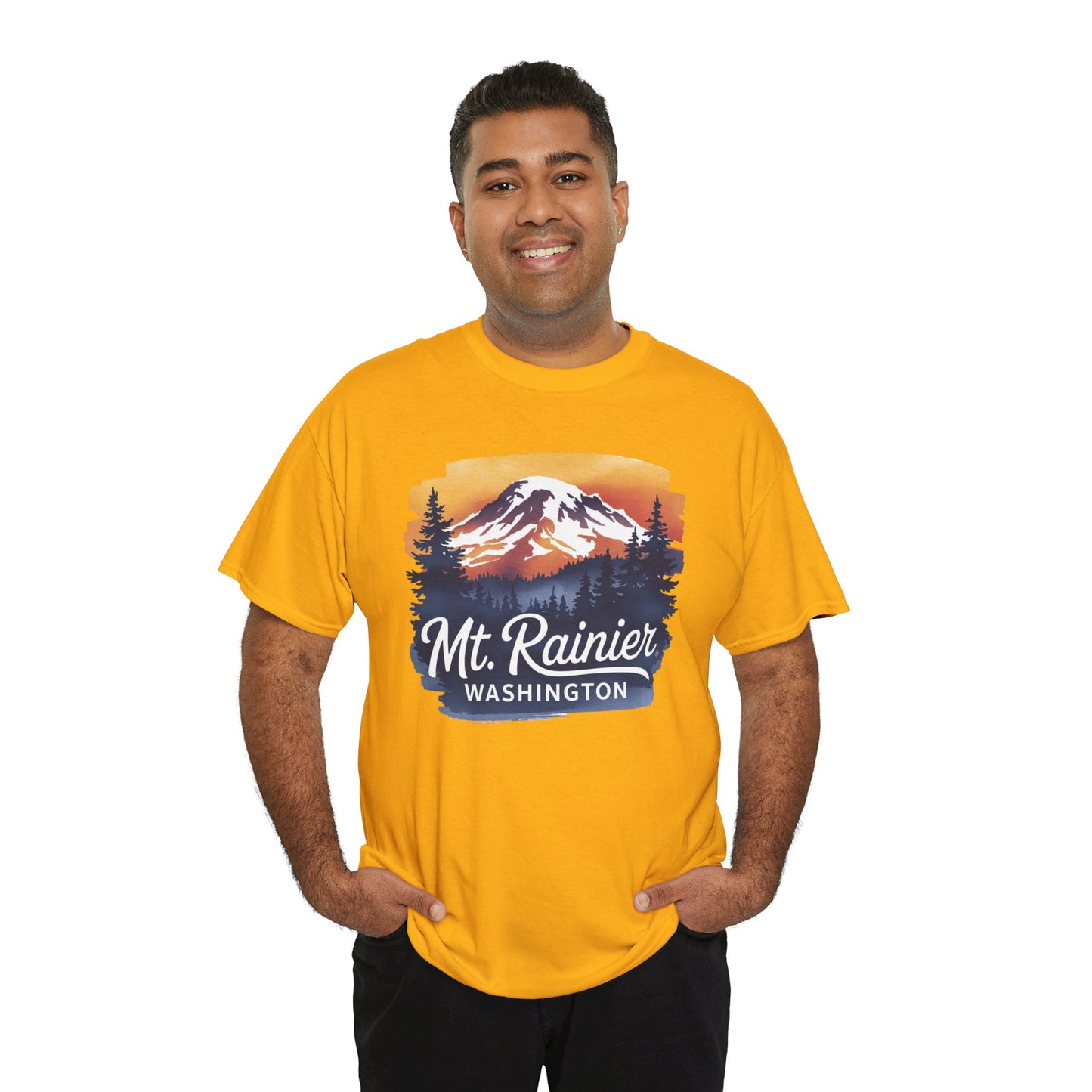 Mt. Rainier - Washington Sunset T-Shirt