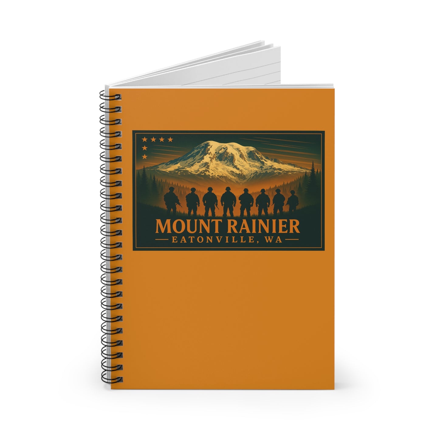 Mount Rainier - Eatonville, WA Military Spiral Notebook