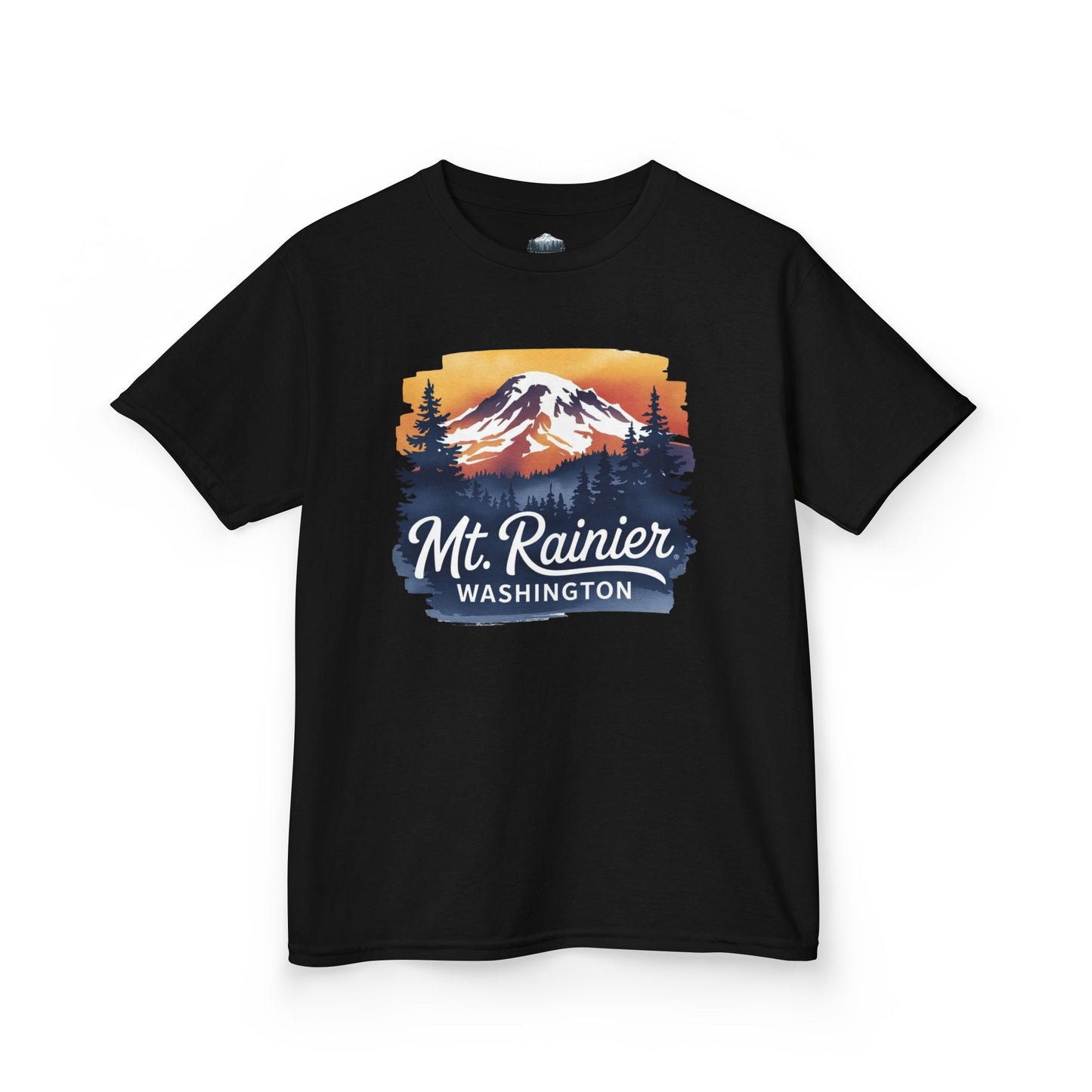 Mt. Rainier - Washington Sunset Kids Tee
