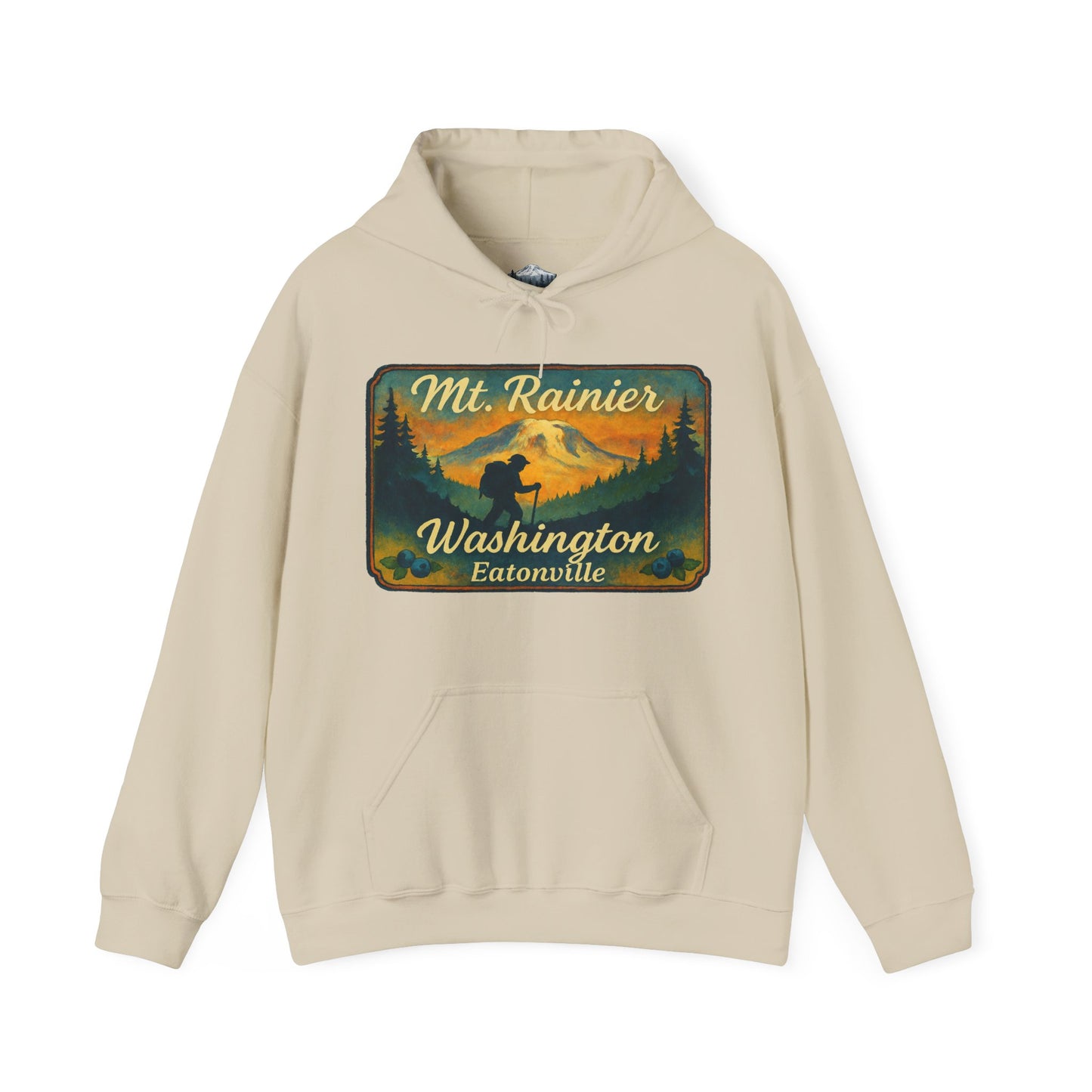 Mt. Rainier - Eatonville, WA Hiker Hoodie