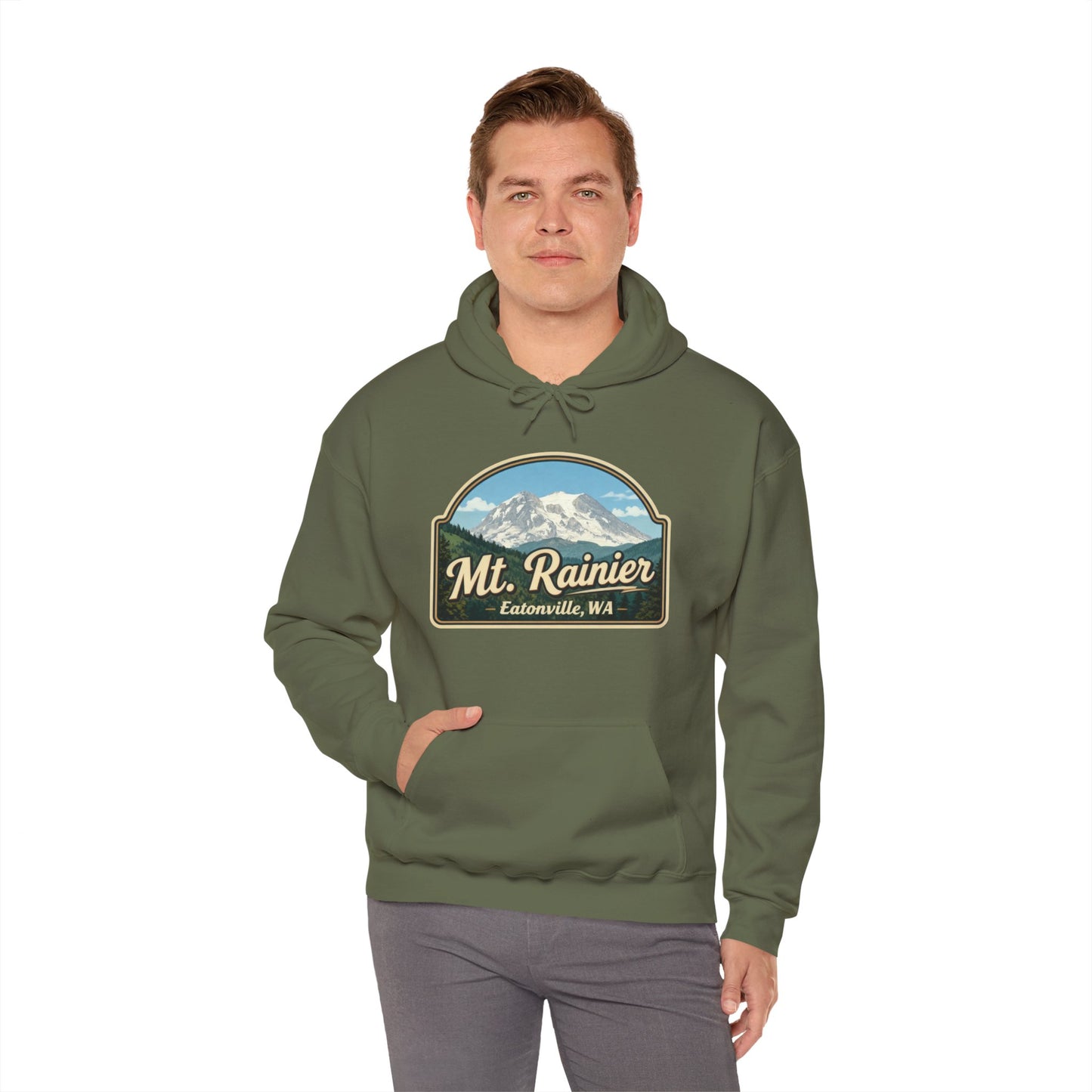Mt. Rainier - Eatonville, WA Vintage Hoodie