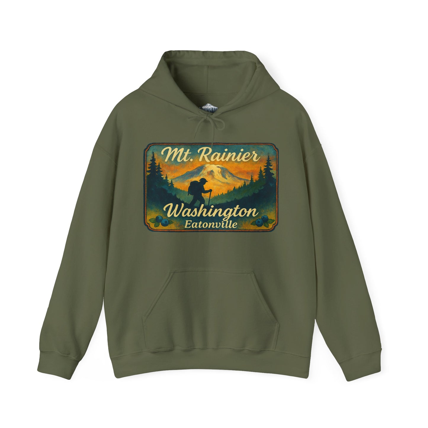 Mt. Rainier - Eatonville, WA Hiker Hoodie
