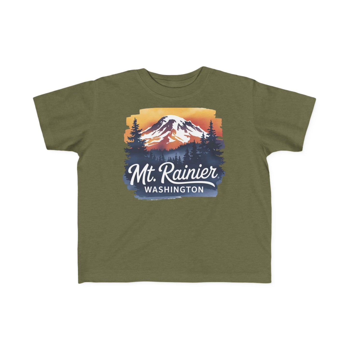 Mt. Rainier - Washington Sunset Toddler Tee