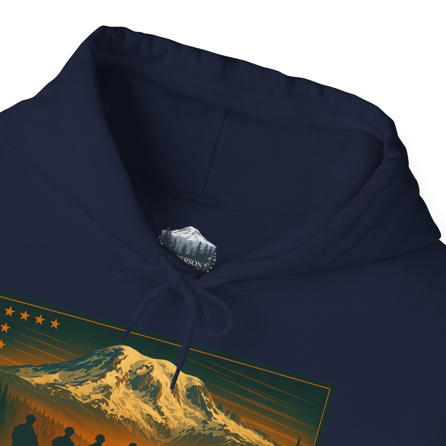 Mount Rainier - Eatonville, WA Military Hoodie
