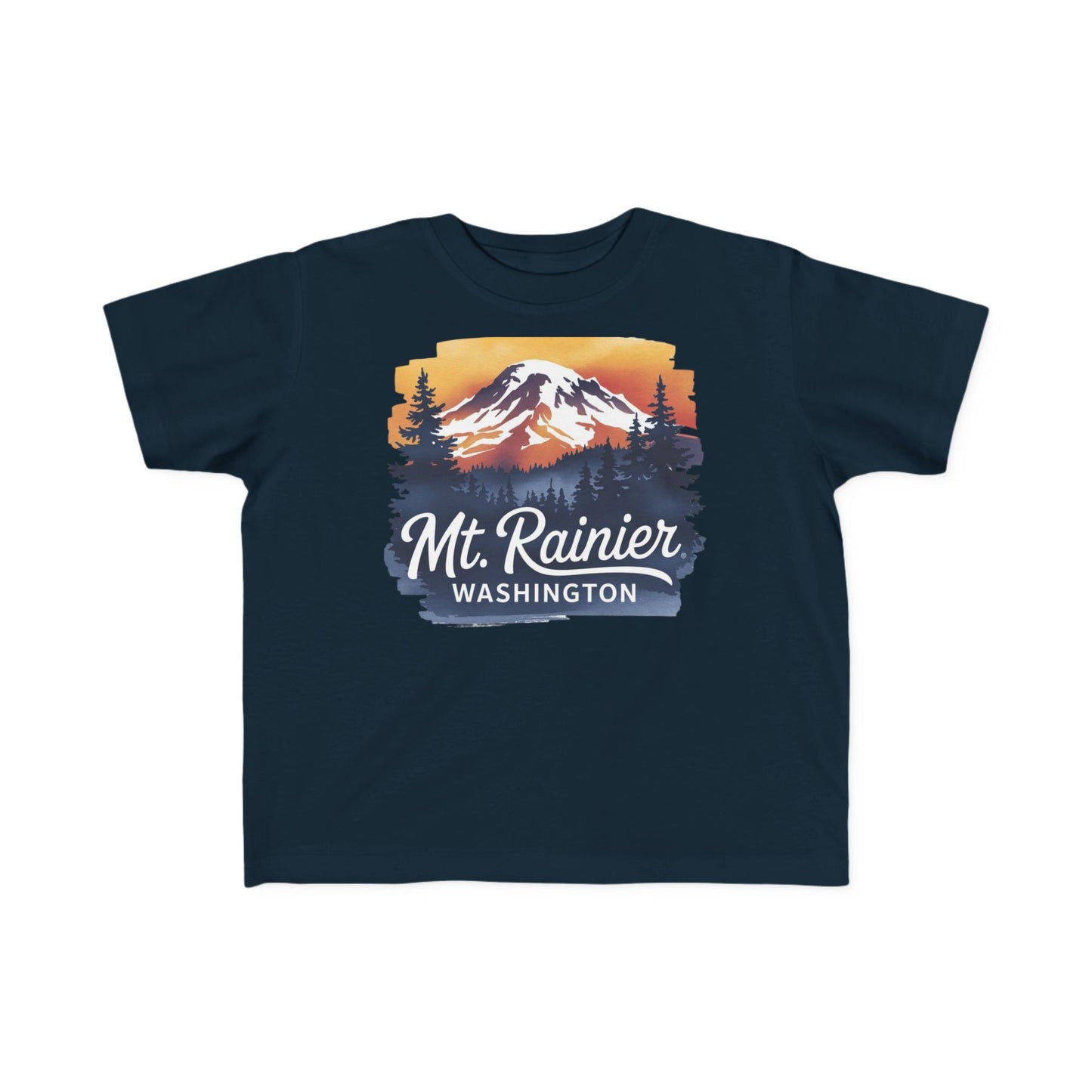 Mt. Rainier - Washington Sunset Toddler Tee