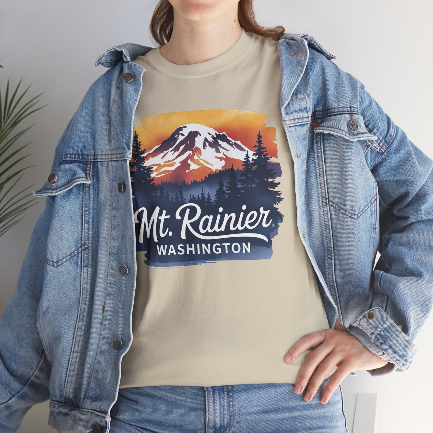 Mt. Rainier - Washington Sunset T-Shirt