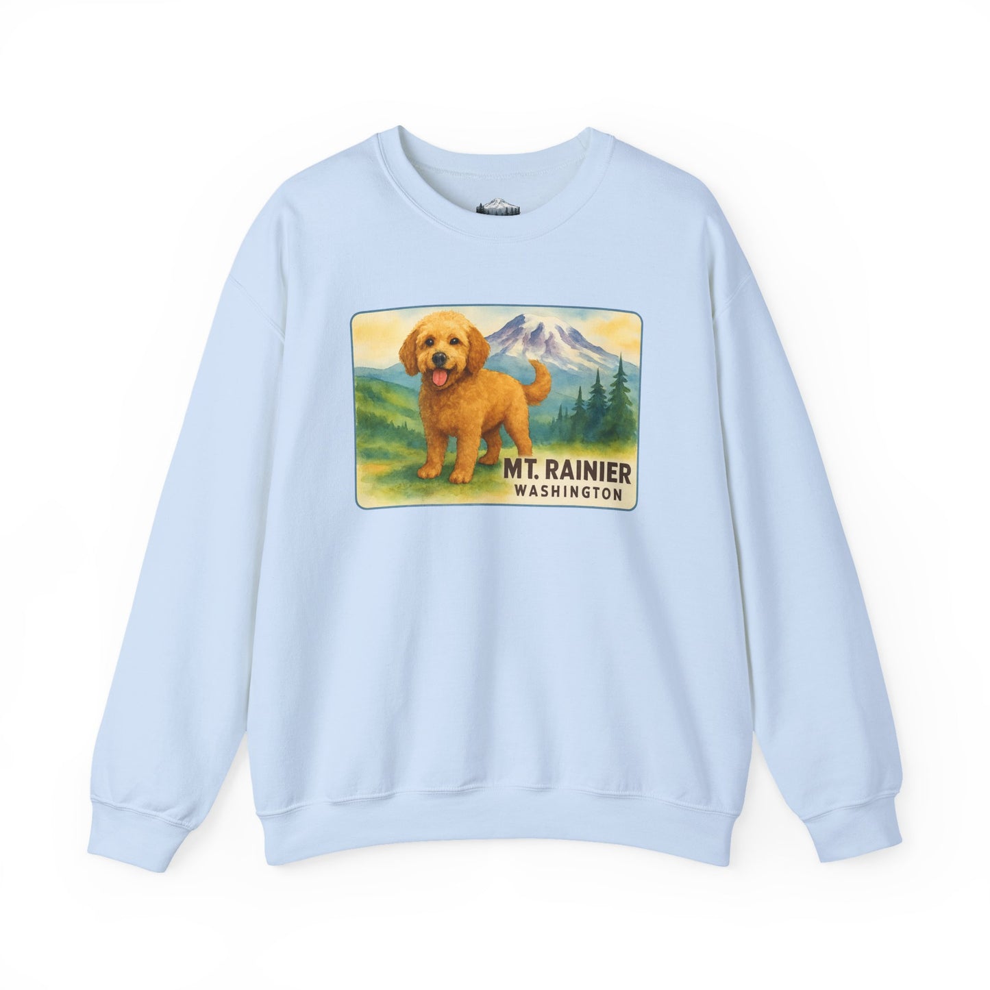 Mt. Rainier - Washington Golden Doodle Sweatshirt