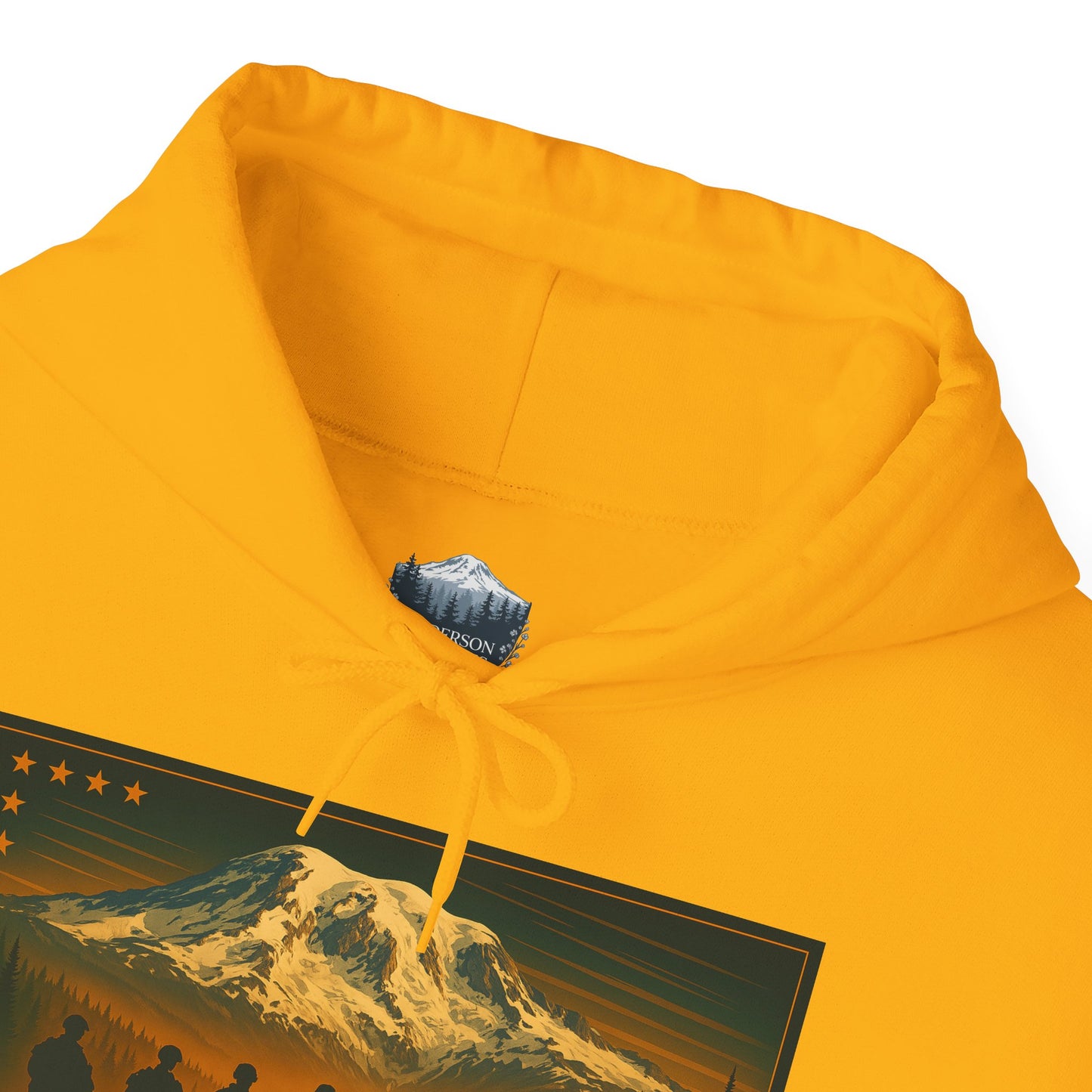 Mount Rainier - Eatonville, WA Military Hoodie