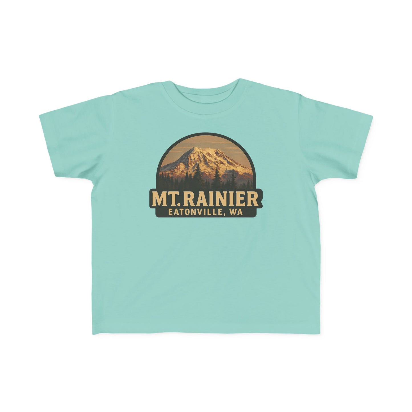 Mt. Rainier - Eatonville, WA Retro Toddler Tee
