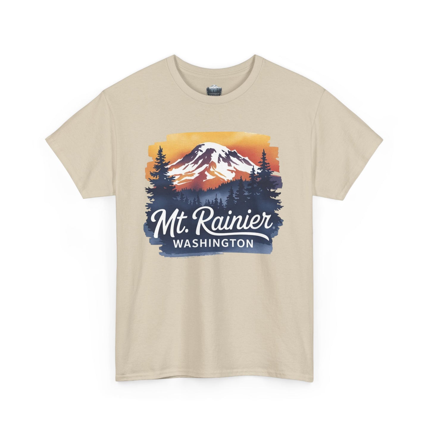 Mt. Rainier - Washington Sunset T-Shirt