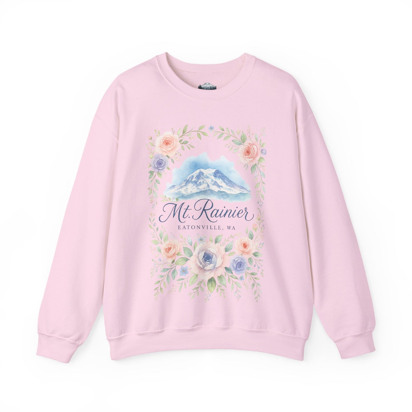 Mt. Rainier -  Eatonville, WA Rose Garden Sweatshirt
