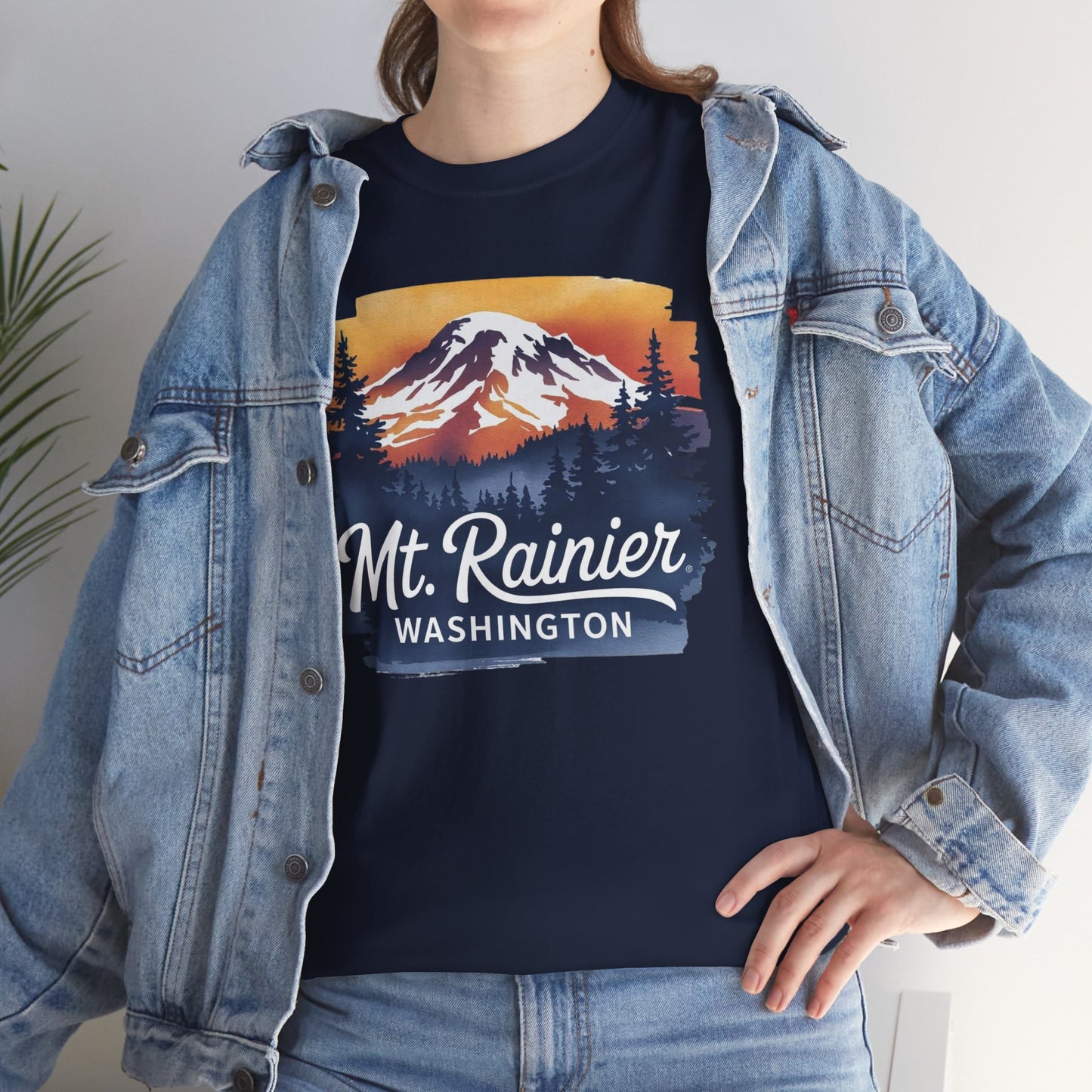 Mt. Rainier - Washington Sunset T-Shirt