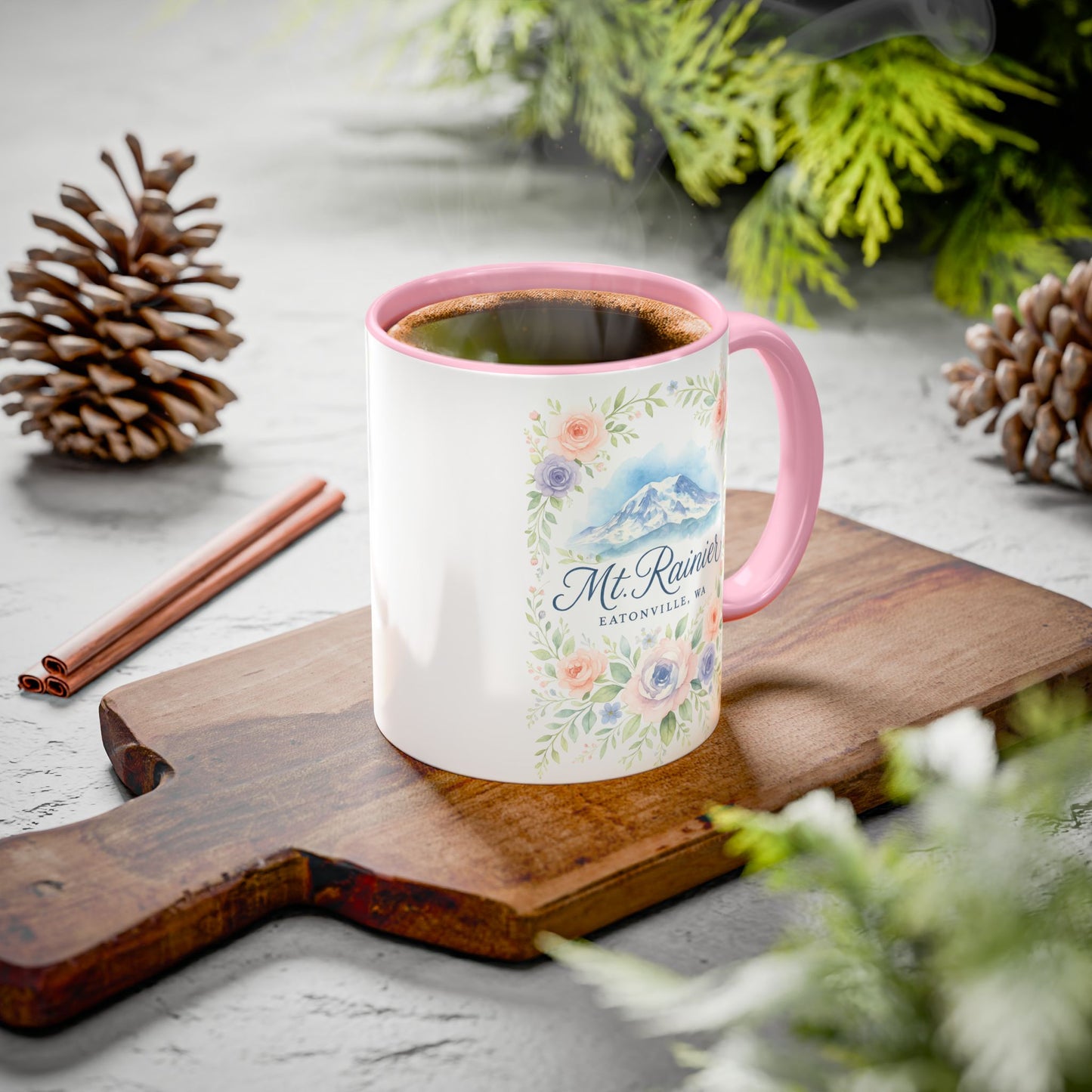 Mt. Rainier - Eatonville, WA Rose Garden Mug