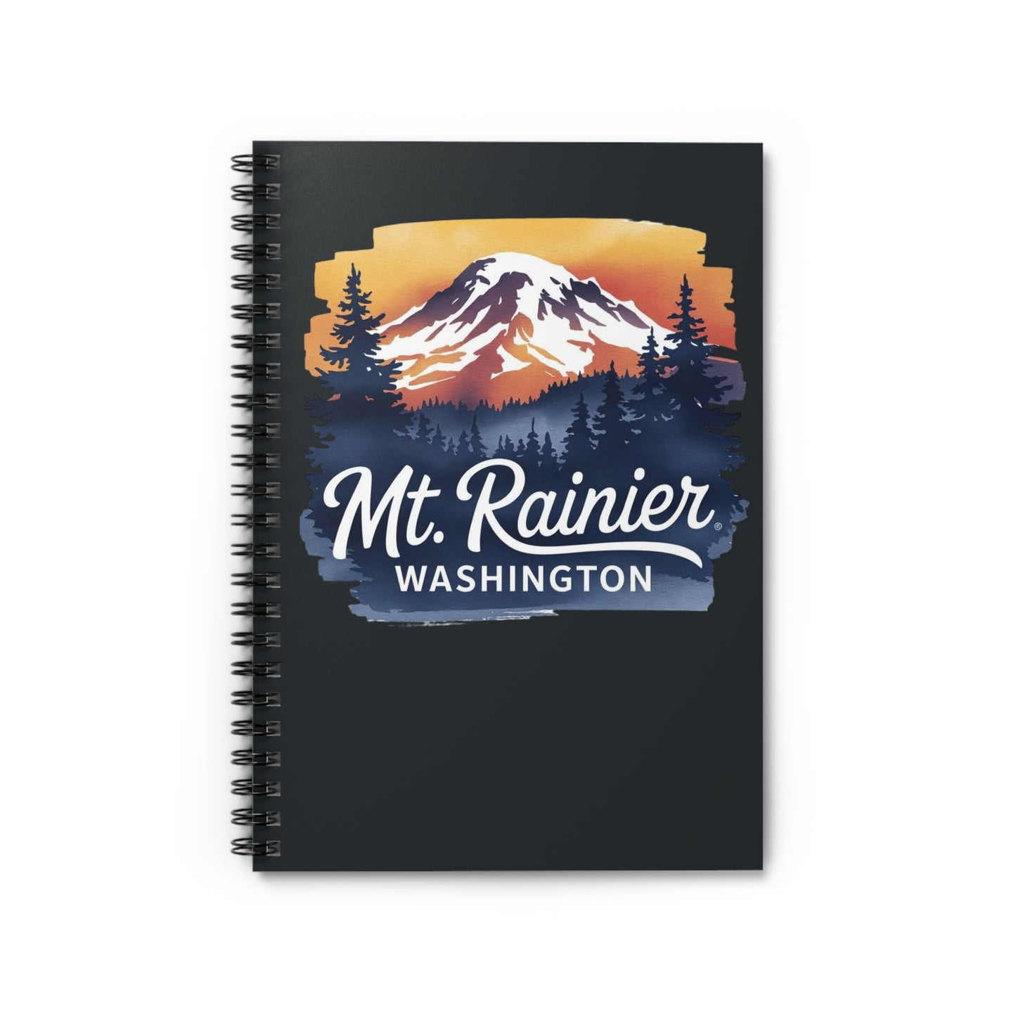 Mt. Rainier - Washington Sunset Spiral Notebook