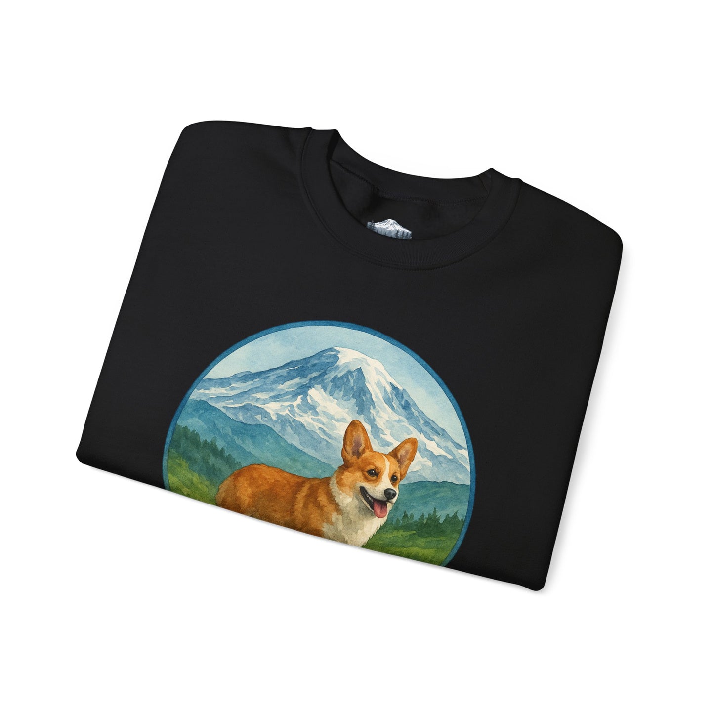 Mt. Rainier - Washington Corgi Sweatshirt