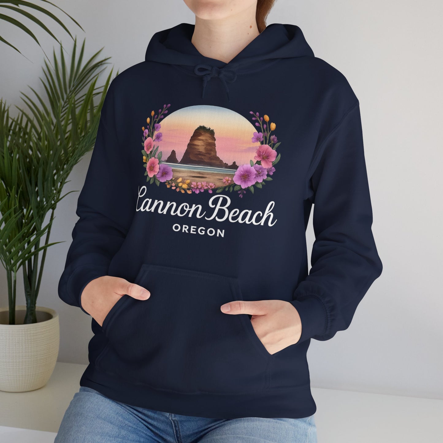 Cannon Beach Haystack Rock Hoodie